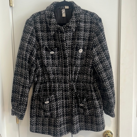 Jackets & Blazers - Sparkle Tweed Coat
